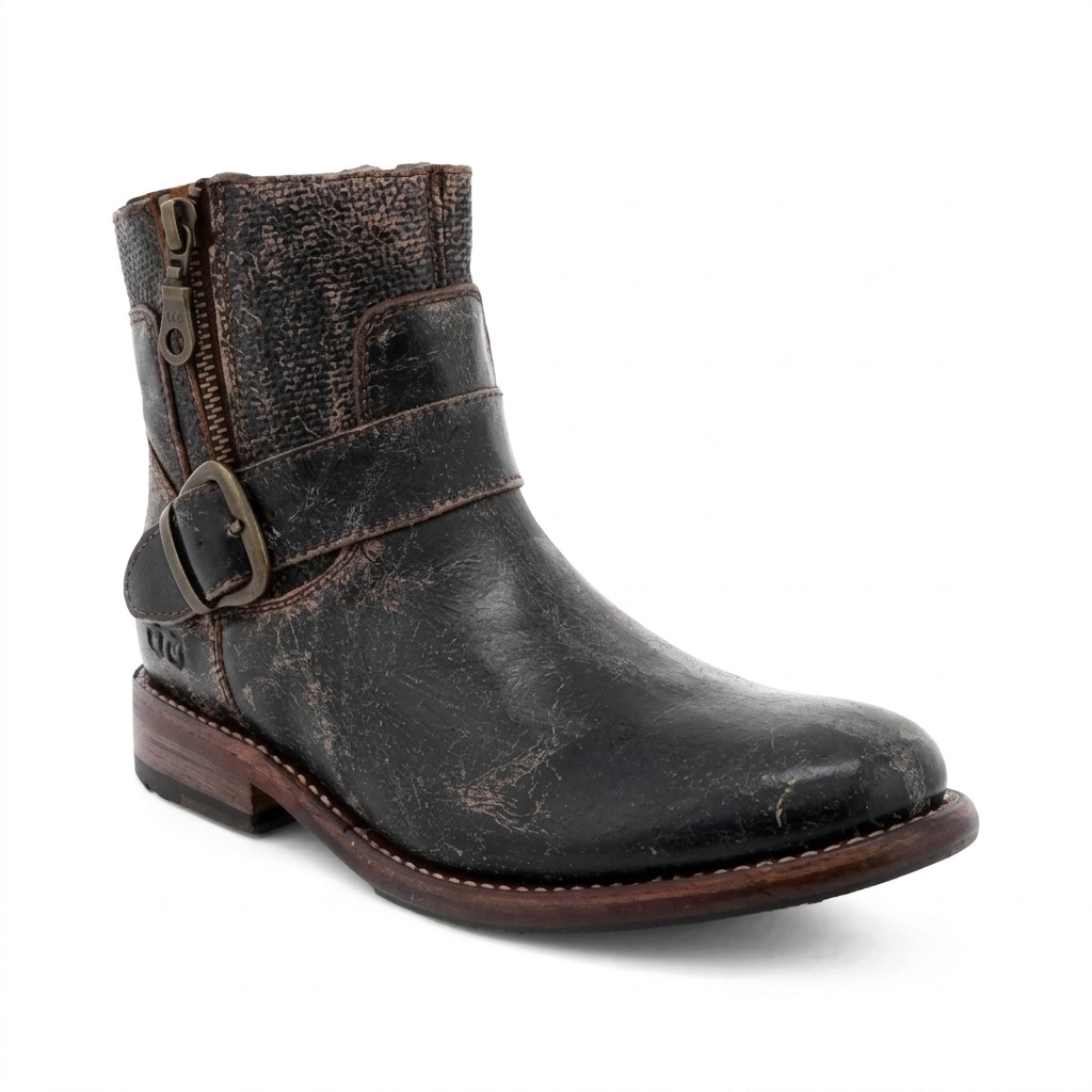 New Bedstu Women Becca Bootie In Black Lux